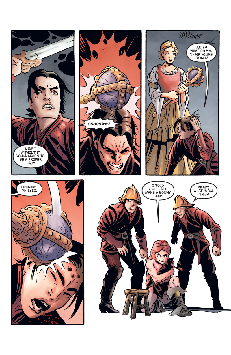 Illustration for article titled Exclusive Oni preview: Damsels cause the distress in Princess Ugg #8